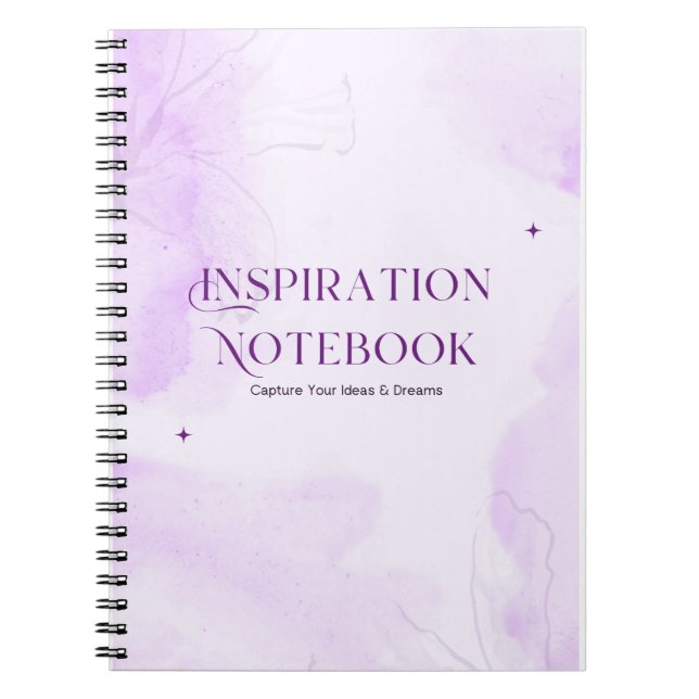 Espiral Caderno para Meninas Sonhem Grande (Frente)