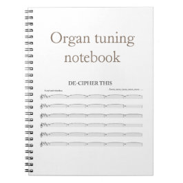 Espiral Caderno para organistas