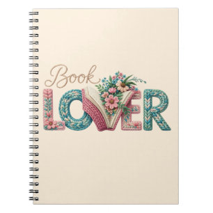 Espiral Caderno Pastel Amante de Livros