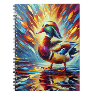 Espiral Caderno Pato Mandarin Colorburst
