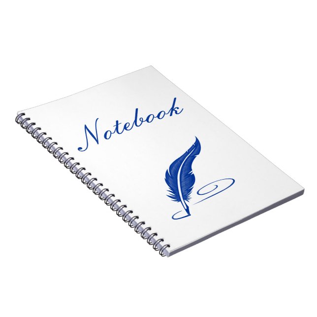 Espiral caderno pena azul (Lado Direito)