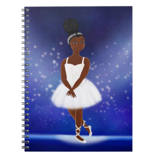 Espiral Caderno Pequena Bailarina Negra