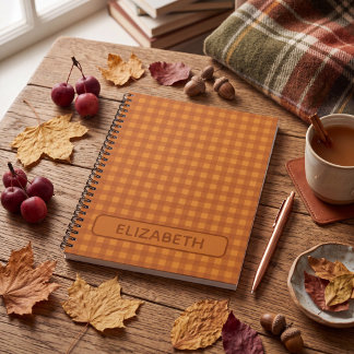 Espiral Caderno Personalizado Clássico de Abóbora de Outon