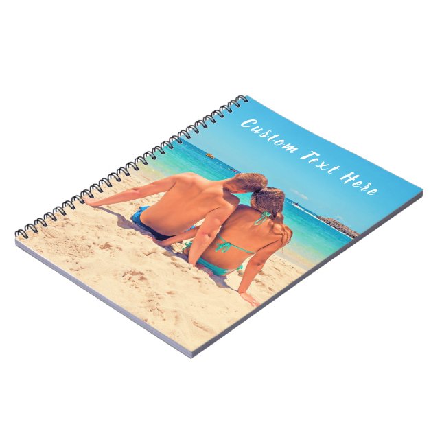 Espiral Caderno Personalizado com Foto e Texto Presente Pe (Left Side)