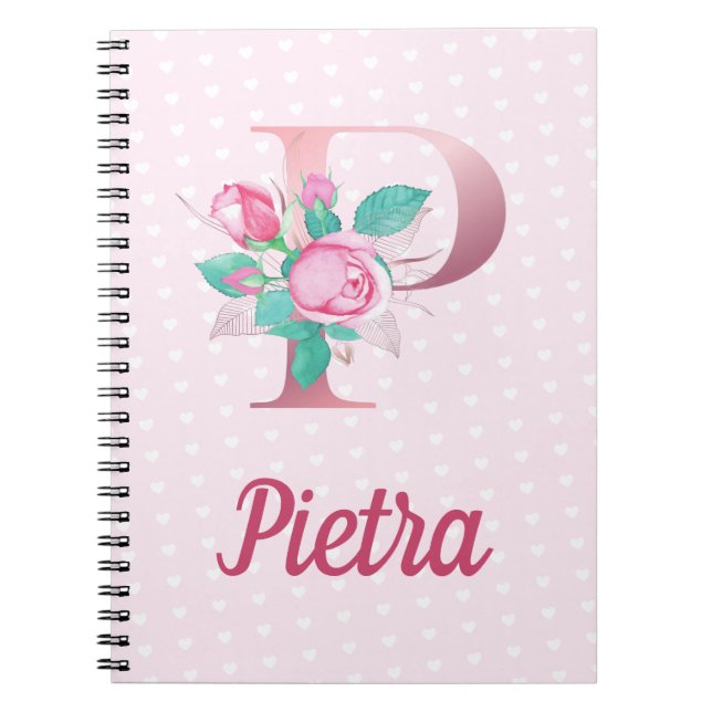 Espiral Caderno Personalizado com Nome (Frente)