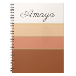 Espiral Caderno Personalizado com Nome – Estilo de Assinat