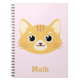 Espiral Caderno Personalizado com Padrão de Gato