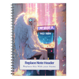 Espiral Caderno Personalizado com Tema de Anime