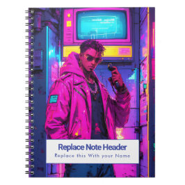 Espiral Caderno Personalizado com Tema de Anime