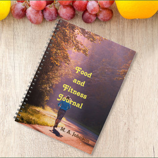 Espiral Caderno Personalizado de Alimentação e Fitness