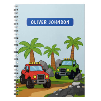 Espiral Caderno Personalizado de Caminhão Monstro para Men