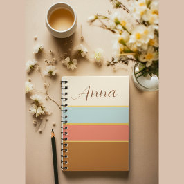 Espiral Caderno Personalizado de Nome - Diário de Listras 