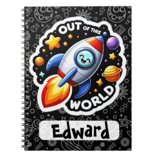 Espiral Caderno Personalizado Divertido Trocadilho Volta à