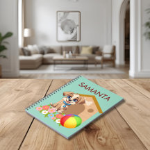 Caderno Personalizado do Cachorrinho
