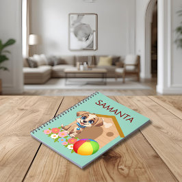 Espiral Caderno Personalizado do Cachorrinho