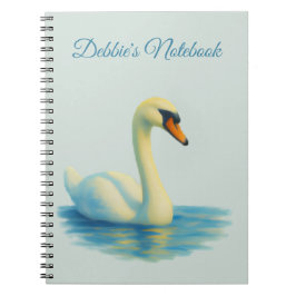 Espiral Caderno Personalizado do Cisne