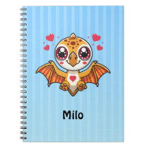 Caderno Personalizado do Dinossauro Voador – Adici