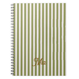 Espiral Caderno Personalizado Listrado Nome Personalizado