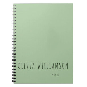 Espiral Caderno Personalizado Minimalista Simples