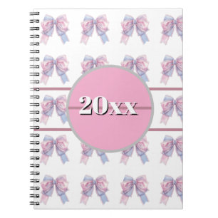 Espiral caderno personalizado & nome personalizado com laç