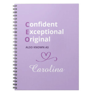 Espiral Caderno personalizado para CEO - Presentes criativ