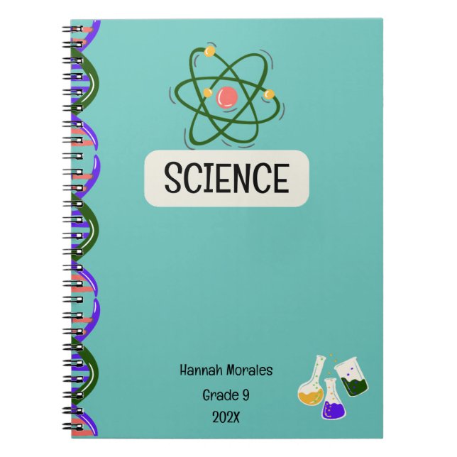Espiral Caderno Personalizado para Estudantes (Frente)