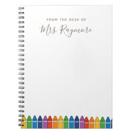 Espiral Caderno Personalizado para Professores – Desenho d