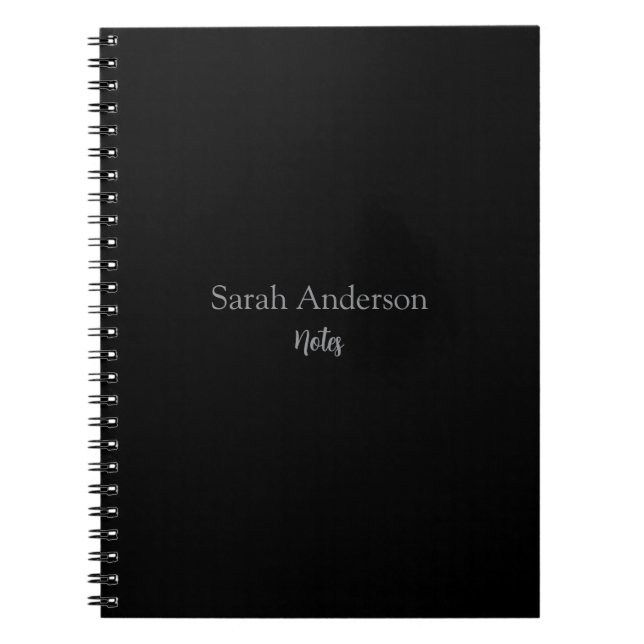 Espiral Caderno Personalizado Sarah Notes Spiral Notebook  (Frente)
