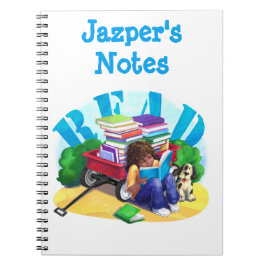 Espiral CADERNO PERSONALIZADO Vagão de Livros
