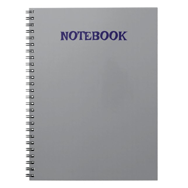 Espiral Caderno Personalizável | Elegante e Funcional (Frente)