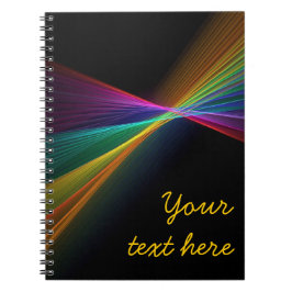 Espiral Caderno pontual do orgulho gay LGBT do arco-íris