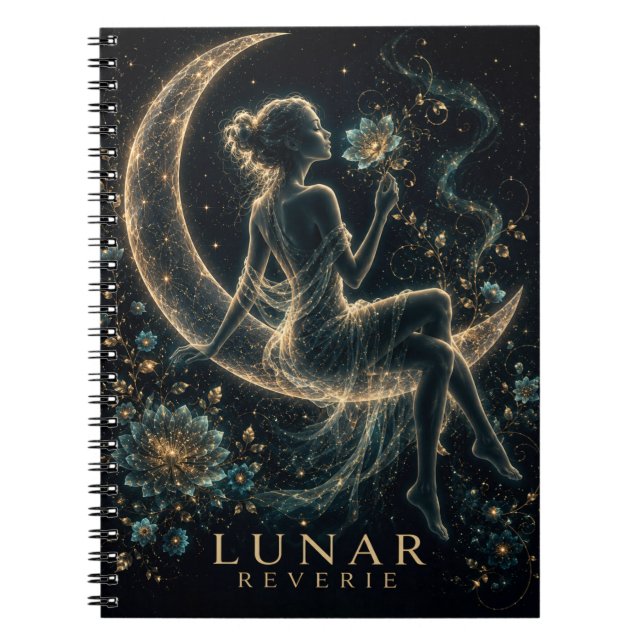 Espiral Caderno Premium Devaneio Lunar  (Frente)