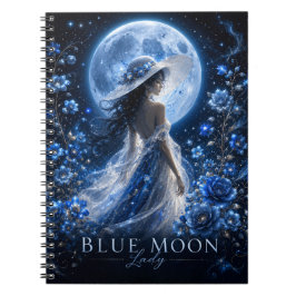 Espiral Caderno Premium Versão Azul Escura da Senhora da L