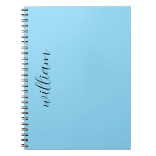 Espiral Caderno presente monograma nome feminino script az