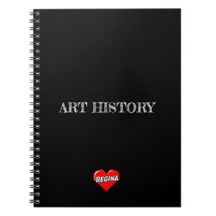 Espiral Caderno Preto Regina Heart