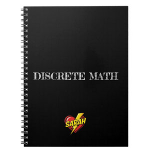 Espiral Caderno Preto Sarah Heart