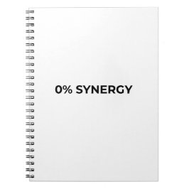 Espiral Caderno profissional minimalista 0% Synergy