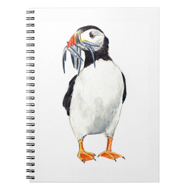 Espiral Caderno Puffin (Frente)