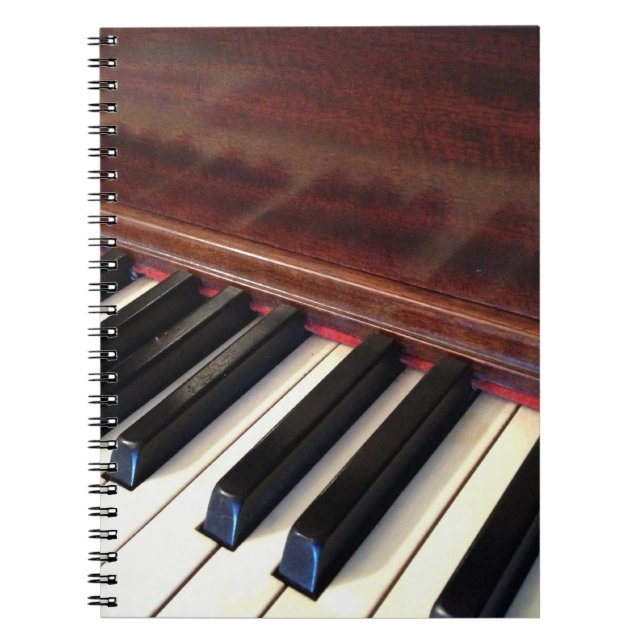 Espiral Caderno que caracteriza o piano (Frente)