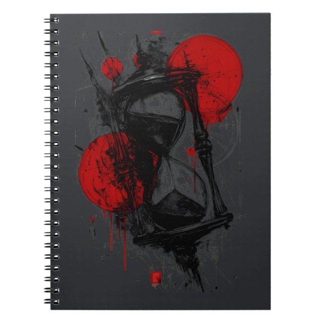 Espiral Caderno Relógio de Areia Trash Polka (Frente)