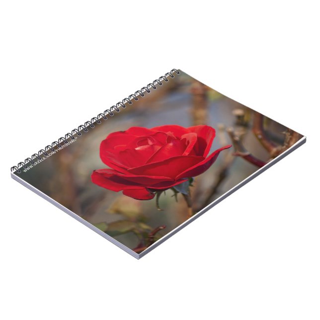 Espiral Caderno Rosa de Outono (Left Side)