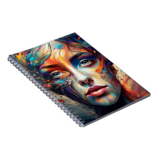 Espiral Caderno rosto