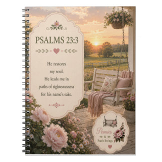 Espiral Caderno Salmos 23:3