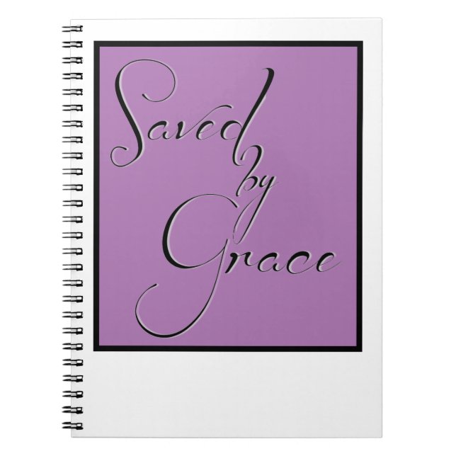 Espiral Caderno Salvo pela Graça (Frente)