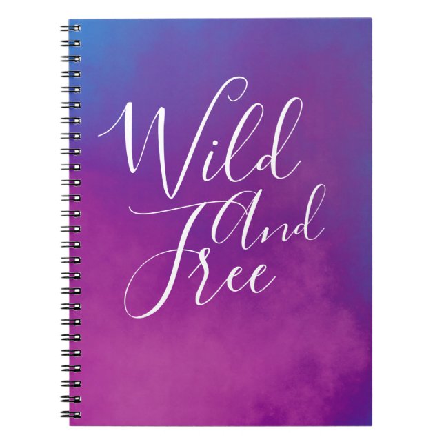 Espiral Caderno selvagem e livre (Frente)