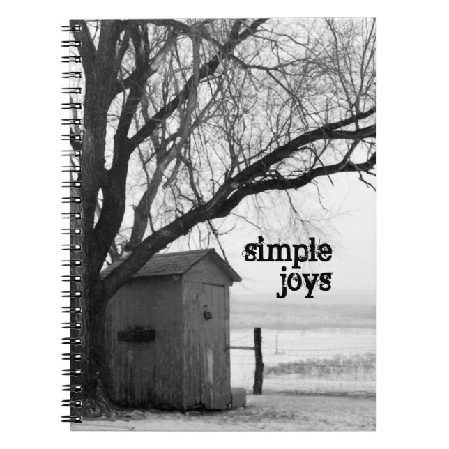 Espiral Caderno simples das alegrias (Frente)