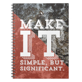Espiral Caderno "simples mas significativo"