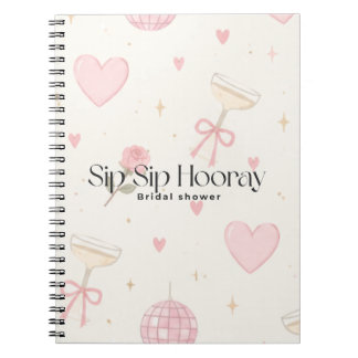 Espiral Caderno Sip Sip hooray