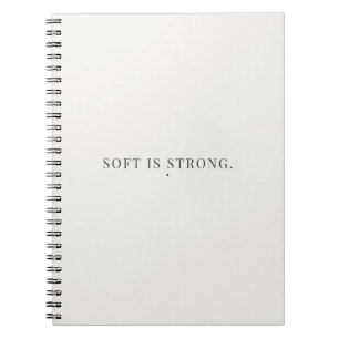 Espiral Caderno Soft Is Strong – Diário de Força Suave