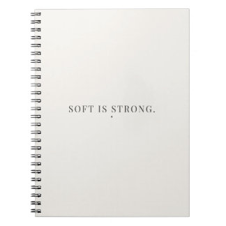Espiral Caderno Soft Is Strong – Diário de Força Suave